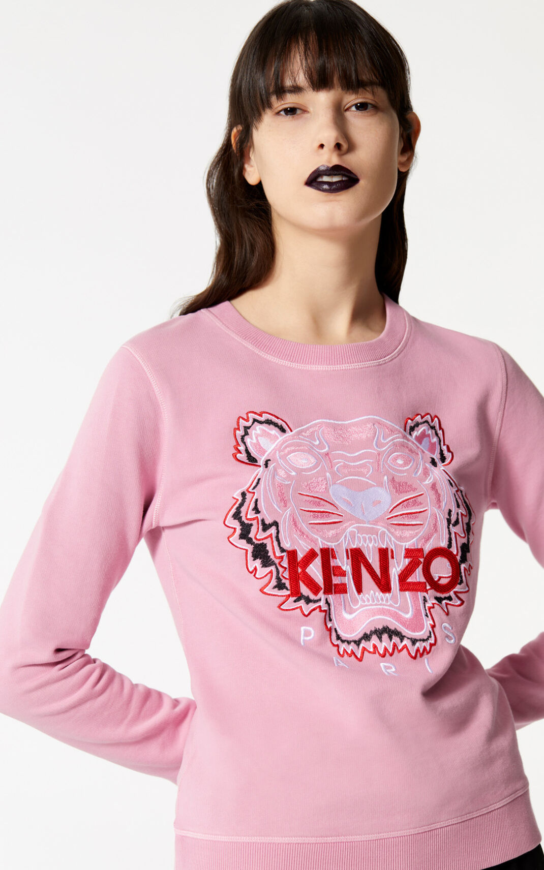 Kenzo Bleached 虎 スウェット レディース ピンク - SAIQDC913